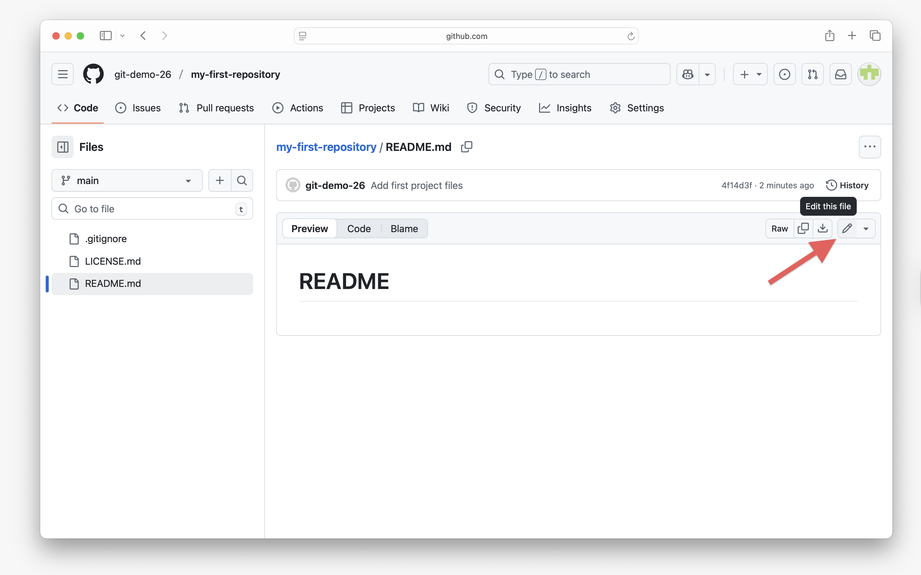 The README for your repo